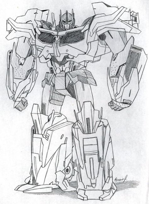 Optimus Prime Sketch, Optimus Prime Drawing, Full Body Sketch, Star Saber, Beast Hunters, Optimus Prime Art, Transformers Drawing, Transformers Coloring Pages, Optimus Prime Wallpaper