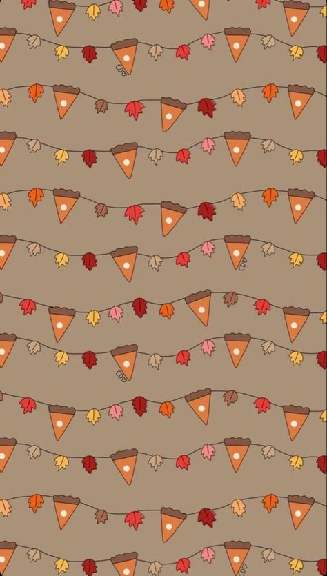 Halloween Screen Savers, Pie Garland, Callie Danielle, Teacher Wallpaper, Autumn Leaves Wallpaper, November Wallpaper, Thanksgiving Background, Thanksgiving Wallpaper, Cute Fall Wallpaper