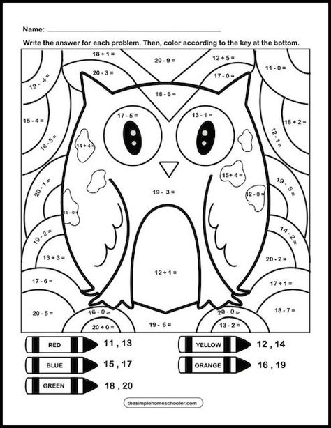 Math Color By Number Addition, Addition And Subtraction Color By Number, Color By Number Addition And Subtraction, Addition Coloring Worksheet 2nd Grade, Color By Subtraction Free, Grade 2 Math Worksheets Free Printable Addition And Subtraction, Addition And Subtraction Worksheets 2nd, Simple Addition Worksheets Free, Subtraction Coloring Worksheets