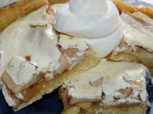 Apple Kuchen Recipe Apple Kuchen Recipe, Room Temperature Butter, Cinnamon Desserts, Apples Cinnamon, Just A Pinch Recipes, Cake Bars, School Lunch Ideas, No Bake Pies, Lunch Box Recipes