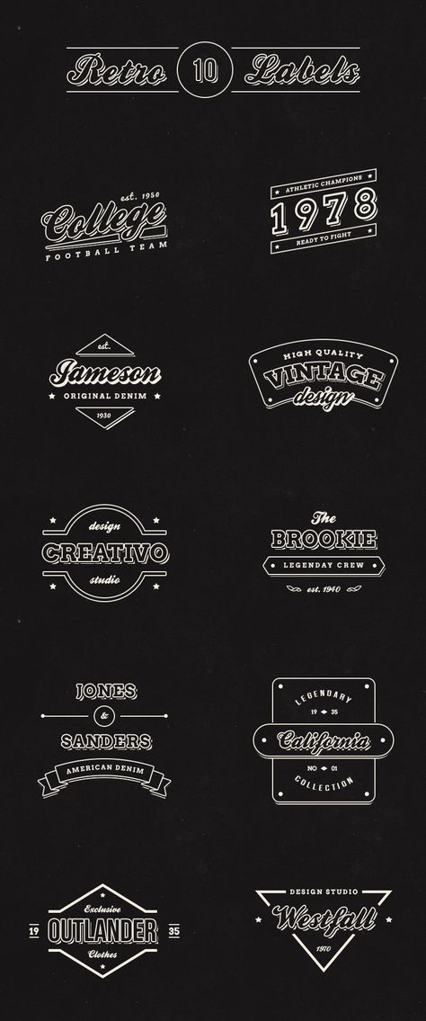 Label Produk, Logos Vintage, Logos Retro, Retro Logo Design, Vintage Logos, Inspiration Logo Design, Logos Ideas, 강아지 그림, Have Inspiration