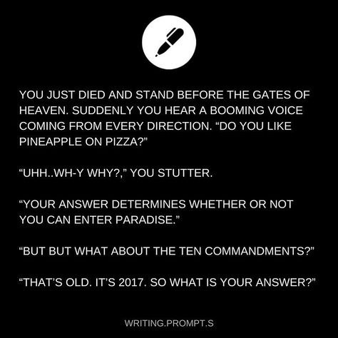 72.2k Likes, 2,208 Comments - Writing Prompts (@writing.prompt.s) on Instagram Short Story Ideas Writing Prompts, Short Story Ideas Writing, Story Ideas Writing Prompts, Lucifer God, Short Story Writing, Supernatural Lucifer, Funny Supernatural, Prompts Writing, Story Writing Prompts