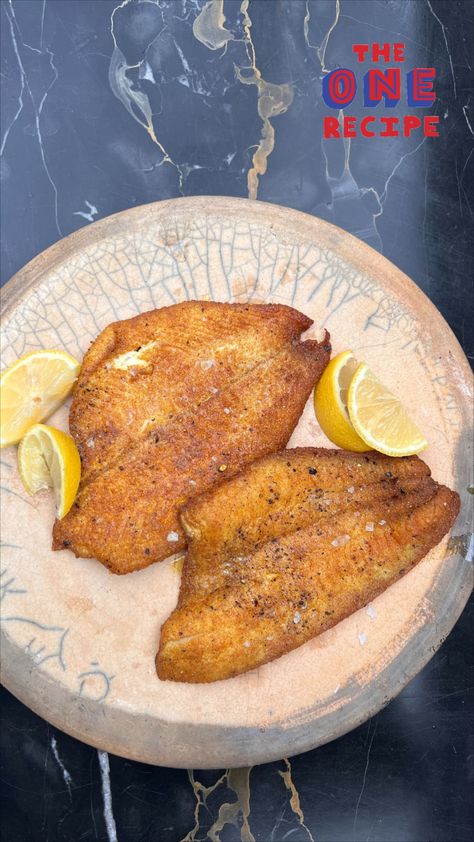 Jack Fish Recipes, Fish Recipes Healthy, Fish Recipe, White Fish, Fried Fish, Perfect Food, Tropical Fish, Meals For One, 4 Ingredients