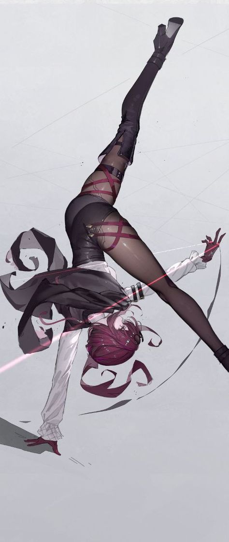 cr.: hidulme Kafka Honkai Star Rail, Kafka Honkai, 캐릭터 드로잉, Dynamic Poses, Badass Women, Honkai Star Rail, 영감을 주는 캐릭터, Female Character Design, Digital Art Girl