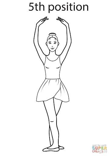 Ballet Arm Positions, Ballerina Printable, Ballet Crafts, Ballet Terms, Ballet Pose, Dance Coloring Pages, Beginner Ballet, Ballet Journal, Ballet Positions