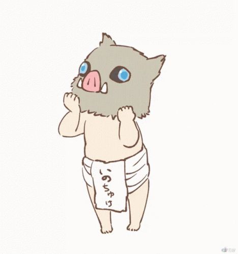 Inosuke Cute GIF - Inosuke Cute Chibi - Discover & Share GIFs Baby Inosuke, Anime Baby, Baby Gif, Cute Chibi, Cute Gif, Haikyu!!, Slayer Anime, Anime Comics, Anime Demon