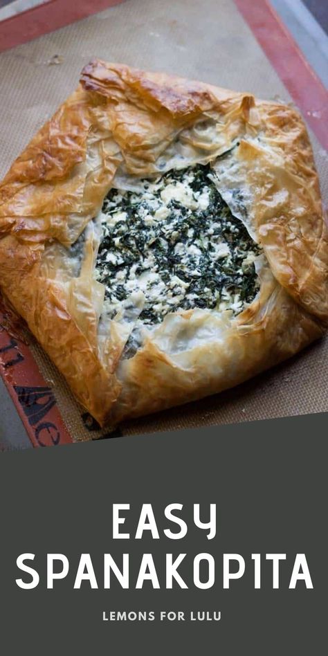 Spanakopita Recipe For Spanakopita, Spinach Filling Recipes, Upside Down Spanakopita, Spanicopita Recipe Phyllo Dough, Spanakopita Recipes Easy, Spinach Pie Greek Spanakopita, Spanicopita Recipe Easy, Spanokita Recipe Puff Pastry, Spanikopita Recipes Easy