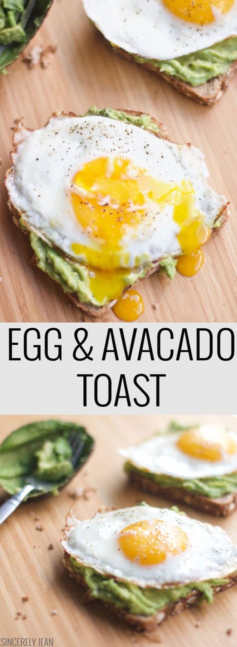 Egg and Avacado Toast - Breakfast, fast, healthy, skinny, fitness, 5 minutes, avocado toast, eggs Gruyere Tart, Healthy Fast Food Breakfast, Spinach Eggs, Toast Eggs, Toast Egg, Fast Bread, Fast Breakfast, Healthy Thoughts, Healthy Toast