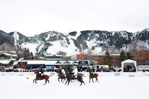 snow polo with st. regis // aspen | Atlantic-Pacific St Regis Aspen, Blair Eadie, Atlantic Pacific, Chalet Style, Sport Of Kings, American Western, Aspen Colorado, Ski Chalet, St Regis