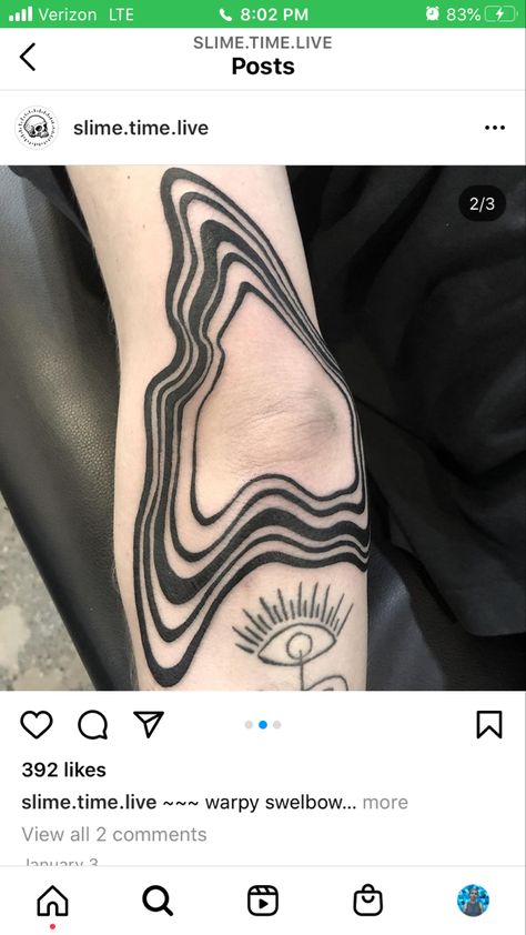 Abstract Elbow Tattoo, Abstract Ankle Tattoo, Abstract Knee Tattoo, Spiral Elbow Tattoo, Squiggly Line Tattoo, Wavy Line Tattoo, Sphere Tattoo, Ripple Tattoo, Abstract Waves Tattoo