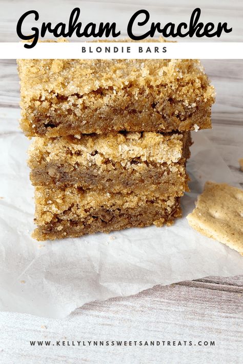 Dessert Graham, Graham Cracker Bars, Graham Cracker Dessert, Cracker Dessert, Blondie Bars, Crumb Recipe, Recipe Cheesecake, Graham Cracker Recipes, Graham Cracker Cookies