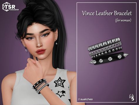 Royal Accessories, Halloween City, Studded Bracelet, Sims 1, Studded Belt, Ts4 Cc, Sims 4 Clothing, Leather Bracelets, The Sims4