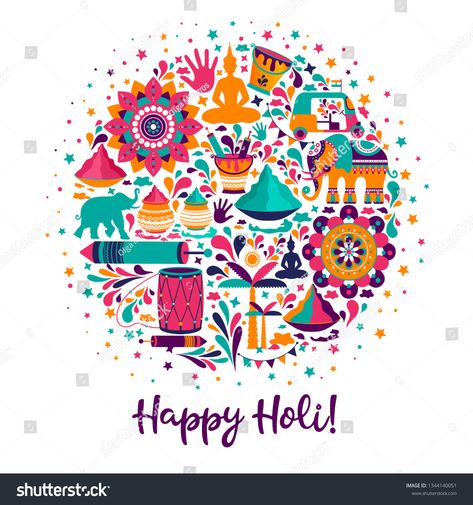 Holi Design Creative, Holi Posters Creative, Holi Graphic Design, Holi Illustration Art, Holi Prints, Holi Poster Graphic Design, Holi Doodle, Holi Graphics, Holi Artwork