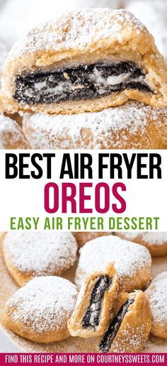 Air Fryer Oreos, Air Fryer Dessert, Air Fryer Recipes Chicken Tenders, Air Fryer Recipes Healthy Low Carb, Recipe Air Fryer, Air Fryer Recipes Dessert, Fried Oreos, The Best Air Fryer, Best Air Fryer