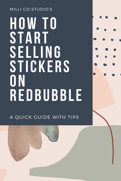 Learn how to easily sell your art as stickers on RedBubble for beginners with this quick guide with helpful tips. Sell Stickers, Selling Stickers, Digital Portraits, Boys Sticker, Adobe Creative Cloud, Digital Stickers, Quick Guide, Support Small Business, Digital Portrait