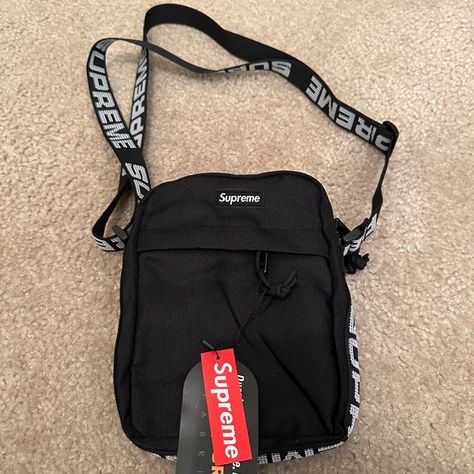 Supreme shoulder bag Supreme Bag Men, Supreme Bag, Men's Style, Shoulder Bag, Brand New, Iphone, Closet, Quick Saves, Clothes