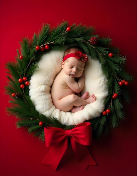 Under The Tree Baby Pictures, Christmas Photo Ideas For Newborn, Christmas Tree Newborn Pictures, Christmas Family Photoshoot With Newborn, Christmas Themed Newborn Photos, Newborn Diy Christmas Photos, Infant Christmas Photoshoot, Christmas Newborn Photoshoot Family, Newborn Photoshoot Christmas