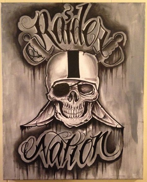 Bow Hunting Tattoos, Raiders Tattoos, Oakland Raiders Wallpapers, Oakland Raiders Images, Raiders Nation, Raiders Wallpaper, Raiders Stuff, Oakland Raiders Logo, Raiders Baby