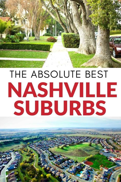 If you love ther Nashville area, but you want a small town feel, there are several great neighborhoods to choose from in the surrounding area. Below are our favorite Nashville suburbs. German Town Nashville, Nashville Suburbs, Nashville Neighborhoods, Nashville Vacation, Living In Nashville, City Planner, Places To Rent, Places To Live, Neighborhood Guide