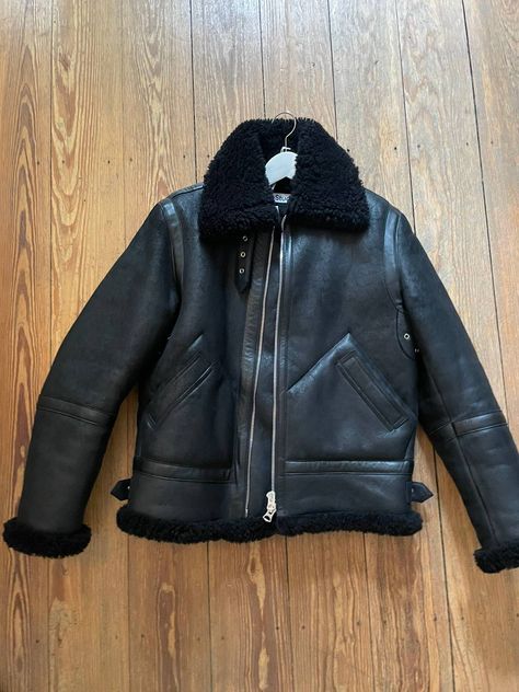 Acne Studios Ian Shearling Leather Jacket 46 | Grailed Shearling Leather Jacket, Men's Outerwear, Mens Outerwear, Leather Jackets, Acne Studios, Leather Jacket, Acne, Leather