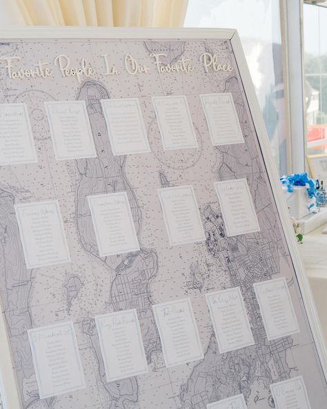 POV: You’re a Newport Bride looking to make a statement with your seating chart when you come across this post! Send me a DM if this nautical map seating chart would be perfect for your big day! #newportbride #newportwedding #coastalwedding #newportri #seatingchart Newport Wedding, Nautical Map, Newport Ri, Coastal Wedding, Re A, Bride Look, Seating Chart, Seating Charts, Send Me