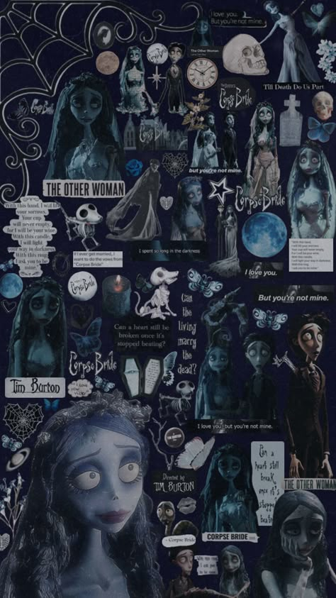 #corpesbride #emily #emilycorpsebride #victorvandort #timburton #movie #johnnydepp #helenabonhamcarter #victoria Emily Corpse Bride, Penpal Ideas, Tim Burton Corpse Bride, The Corpse Bride, Tim Burton Art, Tim Burton Films, Gothic Wallpaper, Tim Burton Movie, Sailor Moon Wallpaper