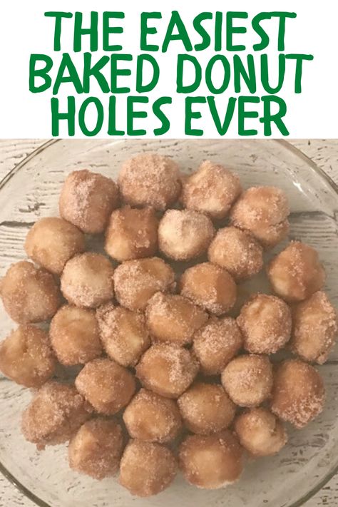 The Easiest Baked Donut Holes Ever, baked donut holes, easy donut recipes, donut hole recipes, baked donuts, doughnuts, baked doughnut recipes, cinnamon and sugar donuts Baked Doughnut Holes Recipe Easy, Baked Donut Hole Recipes, Doughnut Holes Recipe Easy, Donut Holes Recipe Baked, Easy Donut Hole Recipe, Baked Donut Holes Recipe, Oven Baked Donuts Recipes, Baked Doughnut Holes, Donut Hole Recipe Baked