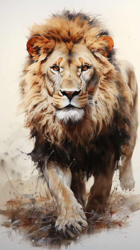 Lion portrait sketch masterpieces depicting wild elegance and regal demeanor. Wild Cats Drawing, Lion Painting Art, Aslan Lion, Prophetic Painting, Animal Paintings Acrylic, Lion Sketch, Lion Portrait, Lion Drawing, Lion And Lamb