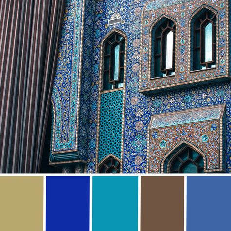 Cafe Color Palette Colour Schemes, Arabian Nights Color Palette, Middle Eastern Color Palette, Islamic Color Palette, Moroccan Palette, Moroccan Colours, Royal Color Palette, Moroccan Color Scheme, Moroccan Color Palette