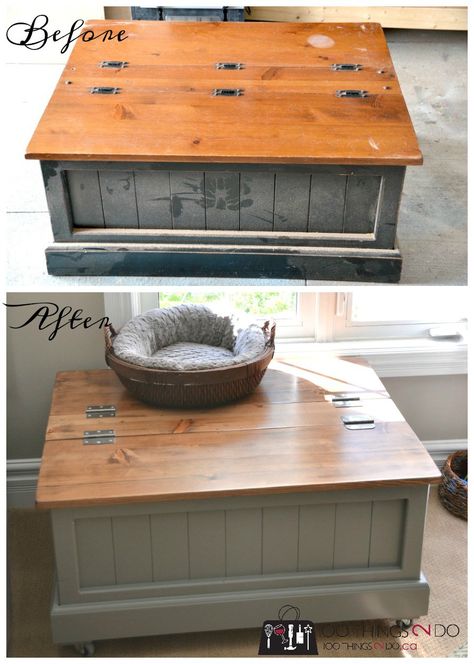 Coffee table with storage, storage coffee table, toy box, blanket box, coffee table, rustic coffee table, farmhouse coffee table with storage Blanket Box Makeover, Diy Storage Coffee Table, Farmhouse Coffee Table Decor, Diy Farmhouse Coffee Table, Coffee Table Inspiration, Coffee Table Makeover, Farmhouse Coffee Table, Table Farmhouse, Artisan Furniture