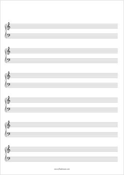 Free Blank Sheet Music | flutetunes.com Blank Piano Sheet Music, Free Flute Sheet Music, Free Guitar Sheet Music, Free Music Worksheets, Free Violin Sheet Music, Piano Songs Sheet Music, Sheet Music With Letters, Free Printable Sheet Music, Blank Sheet Music