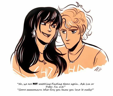 XD Genderbent Percy Jackson, Percabeth Genderbend, Percy Jackson Genderbend, Gender Bend, Percy And Annabeth, Percy Jackson Fan Art, Percy Jackson Characters, Magnus Chase, Percy Jackson Memes