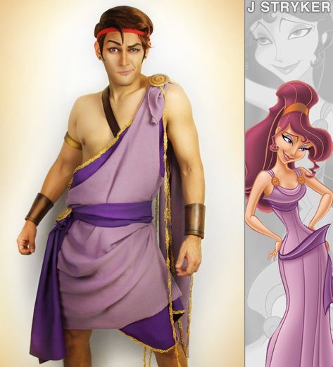 Male Meg Megara Megara Costume, Male Disney Characters, Disney Characters Costumes, Disney Pixar Characters, Pixar Characters, Disney Princes, New Times, Halloween Monster, Teenage Years