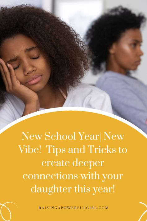 Practical advice for moms seeking to build deeper connections with their daughters and support them through the upcoming school year. Suggestions include setting expectations, creating weekly rituals for quality time, working on executive functioning skills together, discussing friendships and social dynamics, and using a mother-daughter journal for communication. Maria emphasizes the importance of self-care for moms to better support their daughters and create a stronger family dynamic. Weekly Rituals, Mother Daughter Journal, Social Dynamics, Powerful Girl, Executive Functioning Skills, Parenting Girls, Raising Girls, Conscious Parenting, Executive Functioning