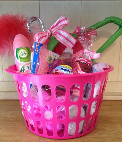 Cleaning Buisness, College Gift Baskets, Boyfriends 21st Birthday, Dorm Gifts, Graduate Gifts, Mini Baskets, Silent Auction Baskets, Homemade Gift Baskets, Housewarming Gift Baskets