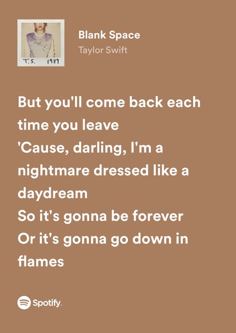 Darling Im A Nightmare Dressed Wallpaper, Dressed Like A Daydream, Cause Darling Im A Nightmare Daydream Wallpaper, Daydream Wallpaper, Blank Space Taylor Swift, You Left, Song Lyric Quotes, Cool Lyrics, Favorite Lyrics