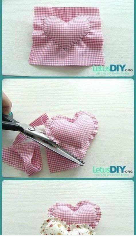 Sew Summer Clothes, Mum Decor, Velvet Crafts, Cushions Diy, Friend Ideas, Diy Valentine's Day Decorations, Heart Pillows, Cute Sewing Projects, Diy Valentines Decorations