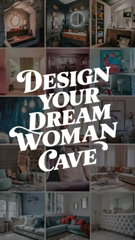 5 Inspiring Ideas to Design Your Dream Woman Cave - Fabricerie Ladies Lounge Woman Cave, Lady Cave Ideas, Mom Cave, Moms Cave, Dream Woman, Bar Mirror, Woman Cave, Comfy Couch, Butcher Block Countertops