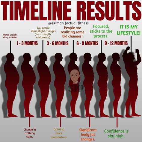 Rob | Fat Loss & Fitness Coach on Instagram: “🔥TIMELINE OF RESULTS🔥 . If you want some help losing weight, come join my free weight loss group (bio)  . Here’s a great post by…” Instagram Timeline, Online Fitness Coaching, Workout Diet, Water Weight, Street Workout, Fitness Coach, Gym Time, Weights Workout, Fitness Nutrition