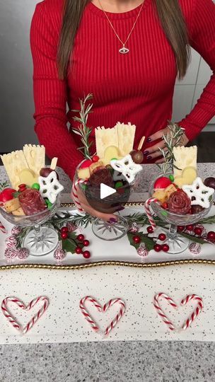 Christmas Charcuterie Cups, Easy Charcuterie Cups, Pun Guys, Easy Charcuterie, Charcuterie Cups, Christmas Charcuterie, Christmas Puns, 10k Views, Party Treats