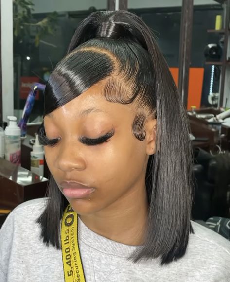 Glow Up Hair, Faux Ponytail, Black Girls Hairstyles Weave, Hairstyles 90s, Frontal Wig Hairstyles, Lace Fronts, Hairstyles Pictures, Birthday Hairstyles, Black Ponytail Hairstyles