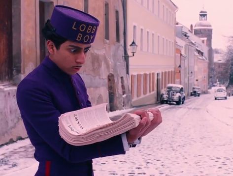 Zero Moustafa, Newspaper Frame, Tony Revolori, Wes Anderson Aesthetic, Charles Boyle, The Grand Budapest Hotel, Damien Chazelle, Wes Anderson Movies, Wes Anderson Films