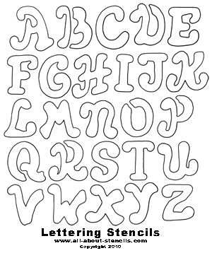 Printable Alphabet Letter Stencils Printable Letter Stencils, Letter Stencils To Print, Free Printable Letter Stencils, Letter Stencils Printables, Stencil Lettering, Alphabet Templates, Printable Alphabet Letters, Stencil Font, Alfabet Letters