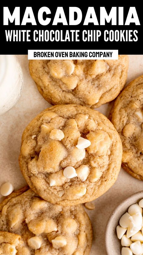 White Chocolate Chip Macadamia Nut Cookies, Chocolate Macadamia Cookies, Macadamia Nut Cookies Recipe, White Chocolate Macadamia Cookies, Chocolate Macadamia Nut Cookies, Best White Chocolate, White Chocolate Macadamia Nut Cookies, White Chocolate Macadamia Nut, Macadamia Cookies