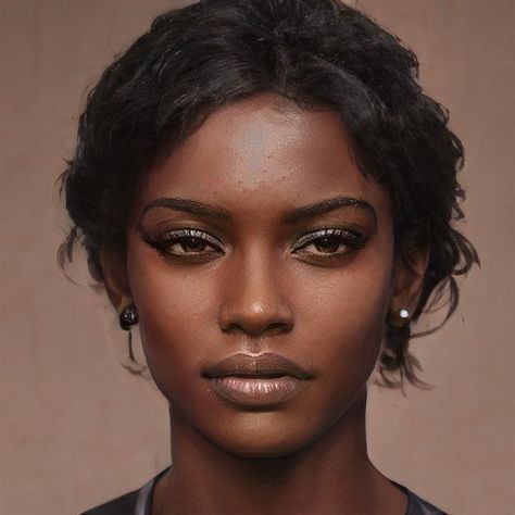 Black Character Inspiration, Face Claims Artbreeder, Front Facing Portrait, Artbreeder Portraits, Black Characters, Fashion Figures, Fantasy Inspiration, Digital Portrait, Male Face