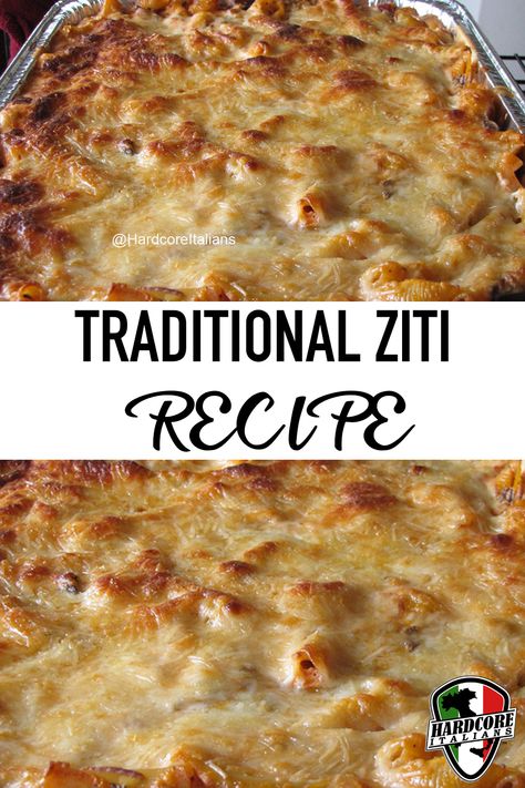 Baked Ziti With Ricotta, Baked Ziti With Sausage, Italian Recipes Appetizers, Ziti Recipe, Meatball Dinner, Ziti Recipes, Baked Ziti Recipe, Chicken Breast Recipes Baked, Recipes Italian