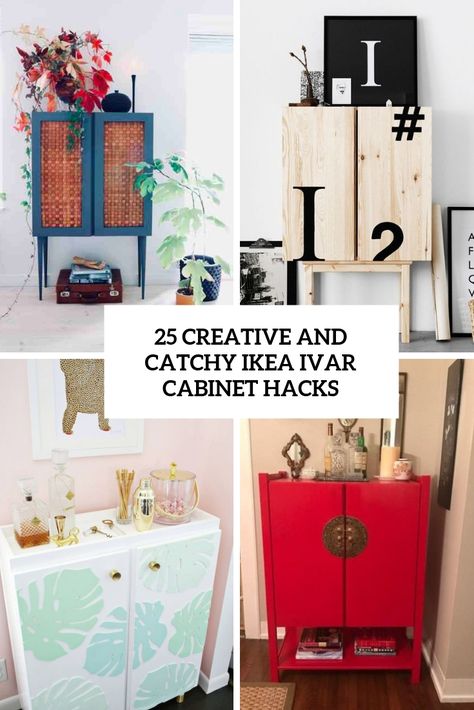 creative and catchy ikea ivar cabinet hacks cover Clothes Rail Ikea, Ikea Inspirations, Ivar Cabinet Hack, Cabinet Hacks, Ivar Cabinet, Ivar Ikea, Garden Interior Design, Ikea Ivar Cabinet, Ikea Inspiration