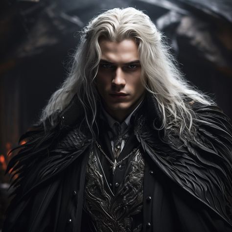 The Bargainer Series Aesthetic, Desmond Flynn The Bargainer, Silver Hair Male Character, White Haired Elf Man, Long White Hair Male, Bargainer Fan Art, A Dawn Of Onyx Fanart, Romantasy Fanart, Rhapsodic Fan Art