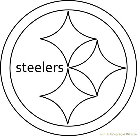 Pittsburgh Steelers Logo Pittsburgh Steelers Crafts, Cross Coloring Page, Nfl Logos, Minnesota Vikings Logo, Football Coloring Pages, Emoji Coloring Pages, Wood Burning Patterns Stencil, Steelers Logo, Pittsburgh Steelers Logo