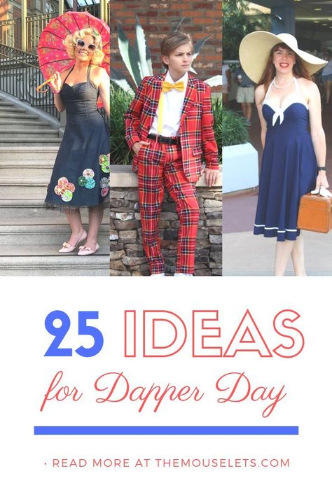 Dapper Day Disneyland Outfits, Dapper Outfits Women, Disneyland Dapper Day, Disney Dapper Day Outfits For Women, Dapper Day Outfits For Women, Disney Dapper Day Outfits, 1950s Disney, Dapper Day Disneyland, Dapper Day Disney